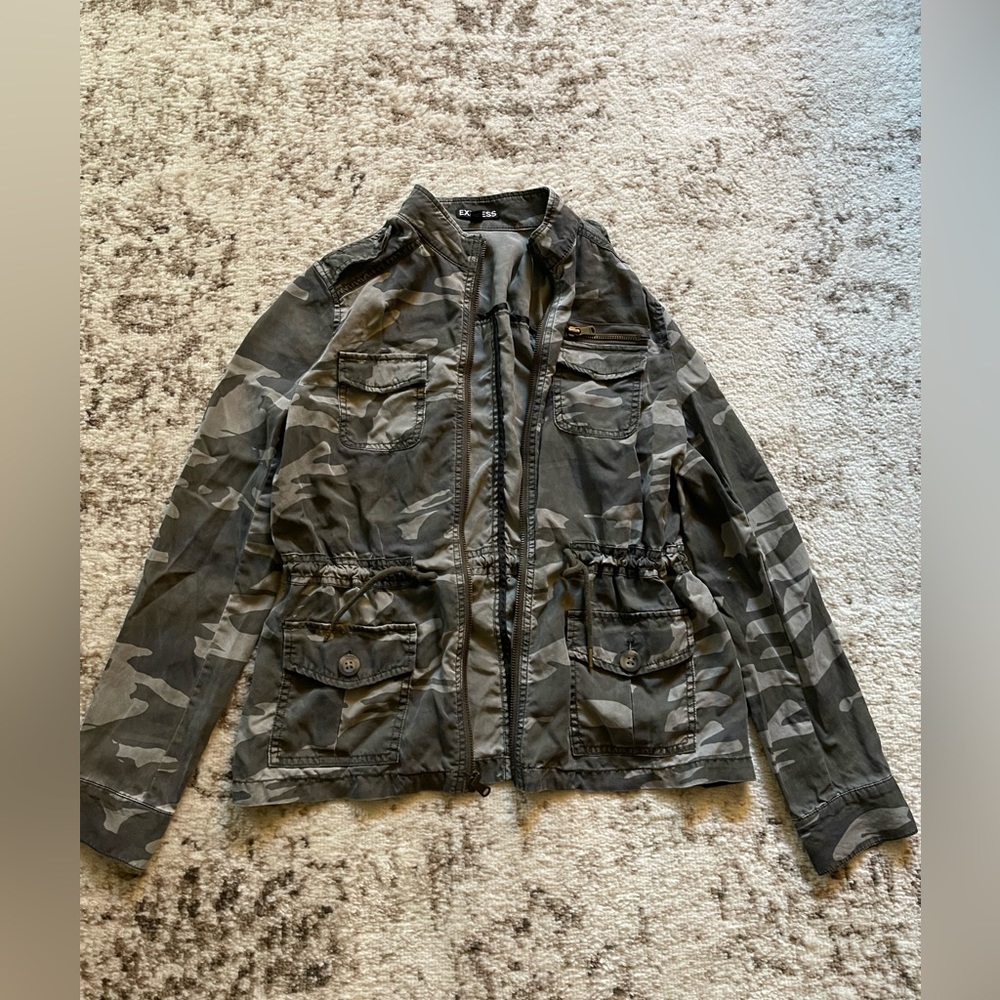 Army fatigue lightweight jacket